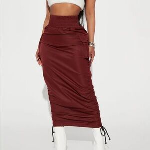 FASHION NOVA “Tell You What I Want Maxi Skirt”